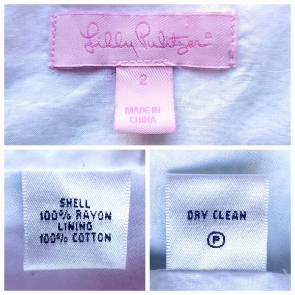 Lilly Pulitzer Dress Size 2 Green Pink Koi Fish Lotus Blossom Flower Shift - Picture 6 of 11